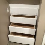 Custom under stair drawer storage compartment by Todd Swan