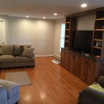 New family room with custom cabinetry by Todd Swan